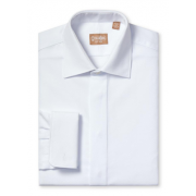 Gitman Medium Spread Collar Cotton Pique French Cuff Tuxedo Shirt Gitman Medium Spread Collar Cotton Pique French Cuff Tuxedo Shirt